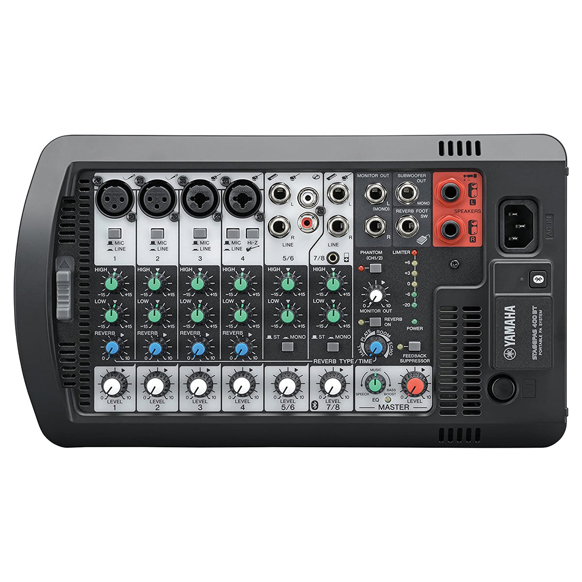 Sistema Audio Bocinas Mezcladora Bluetooth Yamaha STAGEPAS400BT SET